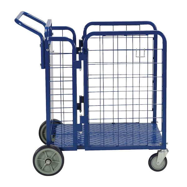 Global Industrial Fold-A-Way Steel Stock Cart 750 Lb. Capacity, 38L x 28W x 39H 242026 - main